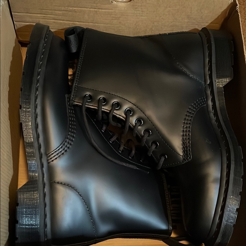 Dr. Martens Black Leather Boots